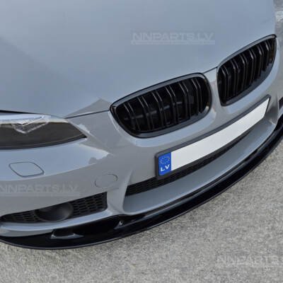 BMW E92 / E93 Pre-LCI M Style priekšējās restes, melnas, dubultās