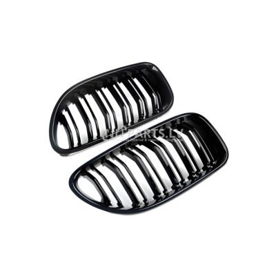 BMW F06 F12 F13 melnas M Style priekšējās restes no sāna