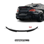 melns. spīdīgs 1. sērijas bmw e82 coupe m4 style aizmugurējais spoileris, tuning detaļa uz auto