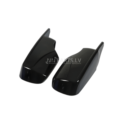 BMW E39 / E46 M Style spoguļu uzlikas, melnas glancētas no sāna skata