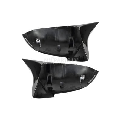BMW F20/F22/F30/F31/F32/F34/E84 melnas M Style spoguļu uzlikas no iekšpuses