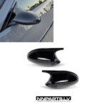 BMW E81 / E82 / E87 / E88 Pre LCI M Style spoguļu uzlikas, melnas, glancētas, tuning detaļas priekš bmw