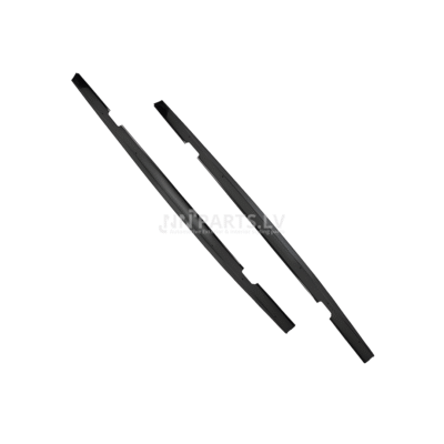 BMW E90 / E91 M Sport sliekšņu uzlikas, melnas, glancētas pa diognāli