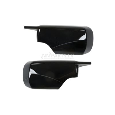 BMW E39 / E46 M Style spoguļu uzlikas, melnas glancētas viena virs otras