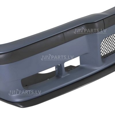 BMW E36 M Tech priekšējais bamperis ar lūpu, moldingiem un resti tuvumā