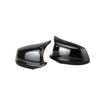 BMW F10 / F11 Pre-LCI M Style spoguļu uzlikas, melnas glancētas no sāna skata