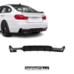 BMW F32 / F33 / F36 M Sport diffuzors, melns, glancēts, tuning dertaļa uz auto