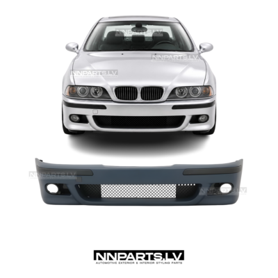 BMW E39 M Sport priekšējais bamperis, M5, mpack, tuning rezerves detaļas priekš 5.sērijas uz auto