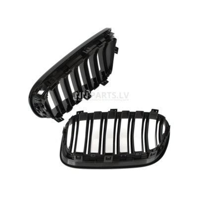 BMW F25 Pre-LCI M Style priekšējās restes, nāsis, melnas, glancētas no iekšpuses
