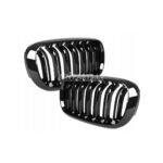 BMW F15 / F16 M Style priekšējās restes, nāsis, melnas, glancētas no priekšas