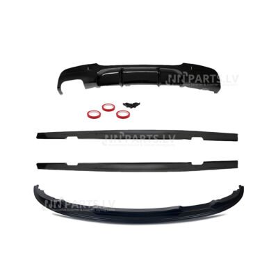 BMW E90 / E91 LCI M Sport uzliku komplekts, lūpa, sliekšņu uzlikas, diffuzors