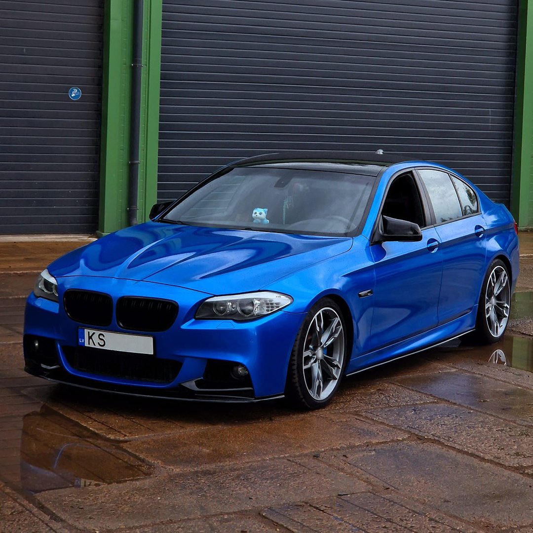 BMW F10 / F11 M Sport BMW F10 / F11 M Sport priekšējā bampera uzlika, lūpa
