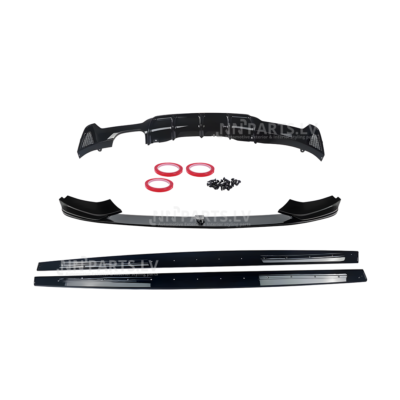 BMW F32 / F33 / F36 M Sport uzliku komplekts, lūpa, sliekšņi, diffuzors