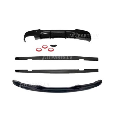 BMW E90 / E91 Pre-LCI M Sport uzliku komplekts, lūpa, sliekšņu uzlikas, diffuzors