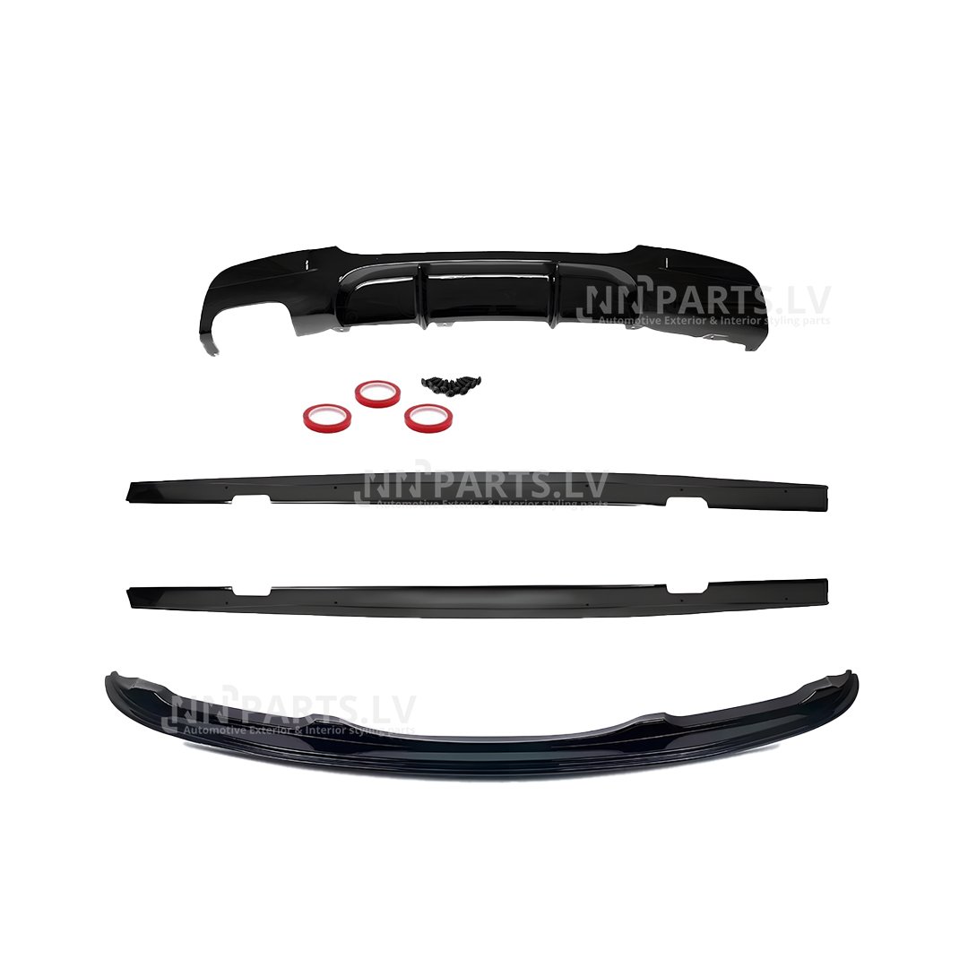 BMW E90 / E91 Pre-LCI M Sport uzliku komplekts BMW E90 / E91 Pre-LCI M Sport uzliku komplekts, lūpa, sliekšņu uzlikas, diffuzors