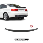 BMW E92 Coupe Performance bagāžnieka spoileris, melns, glancēts, tuning detaļas uz auto