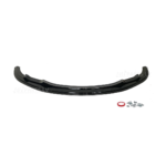 BMW E92 / E93 LCI M Sport priekšējā bampera uzlika, lūpa, melna, glancēta no priekšas