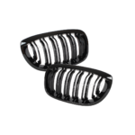 BMW E46 Coupe / Cabrio LCI M Style priekšējās restes, nāsis, dubultās, front kidney grille