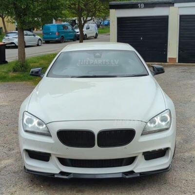 BMW F06 / F12 / F13 W Style priekšējā bampera uzlika, lūpa, front lip