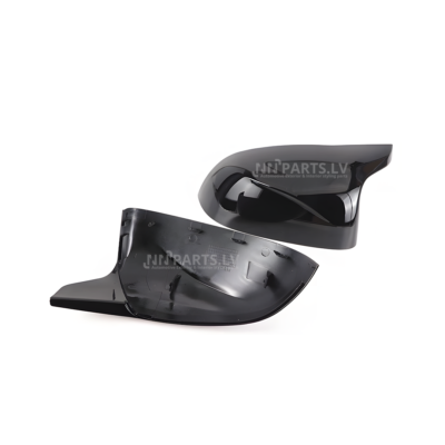 BMW F15 / F16 / F25 LCI / F26 M Style spoguļu uzlikas, melnas, glancētas no iekšpuses