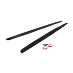 BMW F06 Gran Coupe M Sport sliekšņu uzlikas, melnas, glancētas, side skirt extensions, black gloss