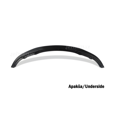 BMW E92 / E93 M Sport priekšējā bampera uzlika, lūpa, melna glancēta no apakšas