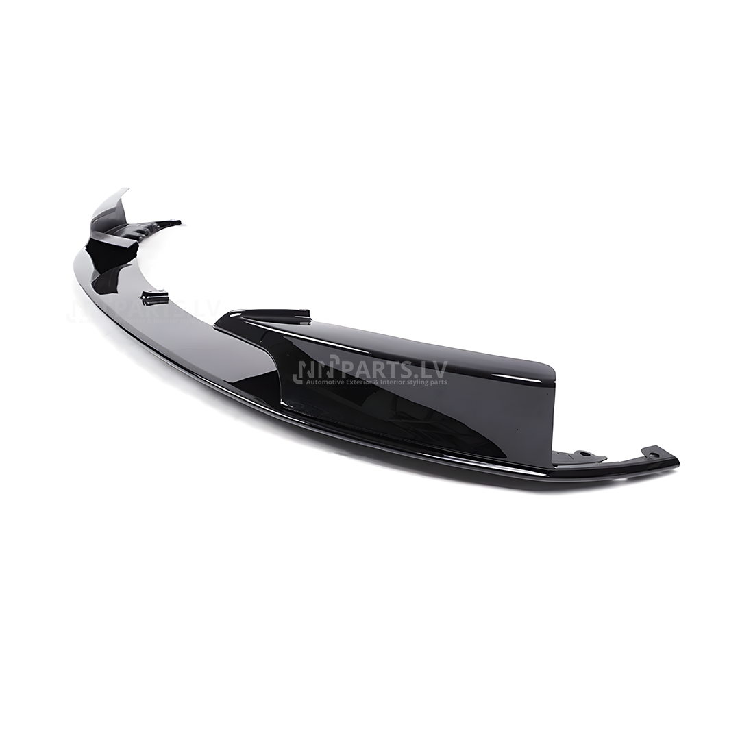 BMW F30 / F31 M Sport priekšējā bampera uzlika BMW F30 / F31 M Sport priekšējā bampera uzlika, lūpa, melna, glancēta no sāna
