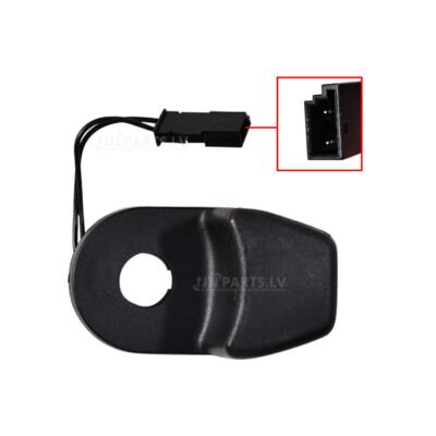 BMW E61 / E91 bagāžnieka stikla atvēršanas poga, melna, matēta no sāna