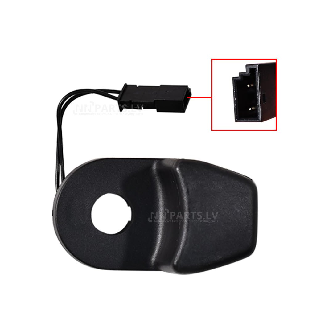 BMW E61 / E91 bagāžnieka stikla atvēršanas poga BMW E61 / E91 bagāžnieka stikla atvēršanas poga, melna, matēta no sāna