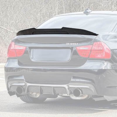 BMW E90 PSM Style bagāžnieka spoileris, melns, glancēts, trunk spoiler uz auto