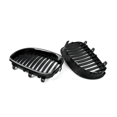 BMW E60 / E61 priekšējās restes, black gloss, front kidney grille, single slat