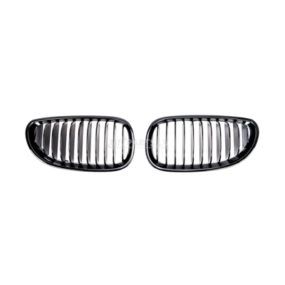 BMW E60 / E61 priekšējās restes, black gloss, front kidney grille