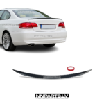 BMW E92 Coupe M3-Style bagāžnieka spoileris, melns, glancēts, tuning detaļa uz auto