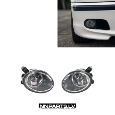 BMW E46 M Sport / M3 tuning front fog lights from the front for mpack bumper