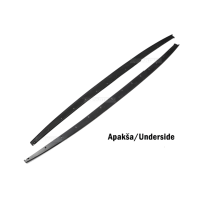 BMW F30 / F31 M Sport sliekšņu uzlikas, melnas, glancētas no apakšas