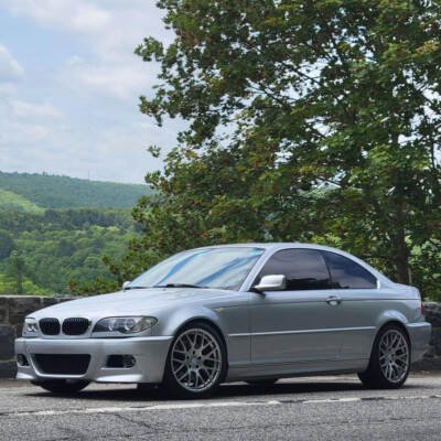 BMW E46 M3 Style priekšējais bamperis uz auto no sāna