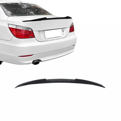 BMW E60 M4 Style bagāžnieka spoileris, melns, glancēts uz auto