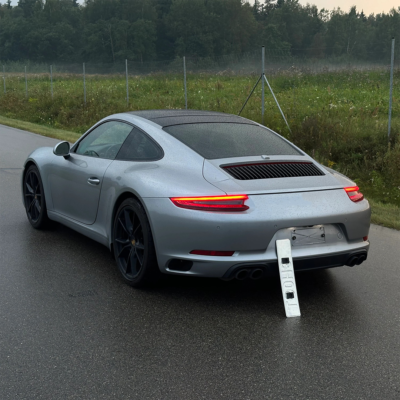 Magnētiski numurzīmju turētāji, komplekts uz auto porsche