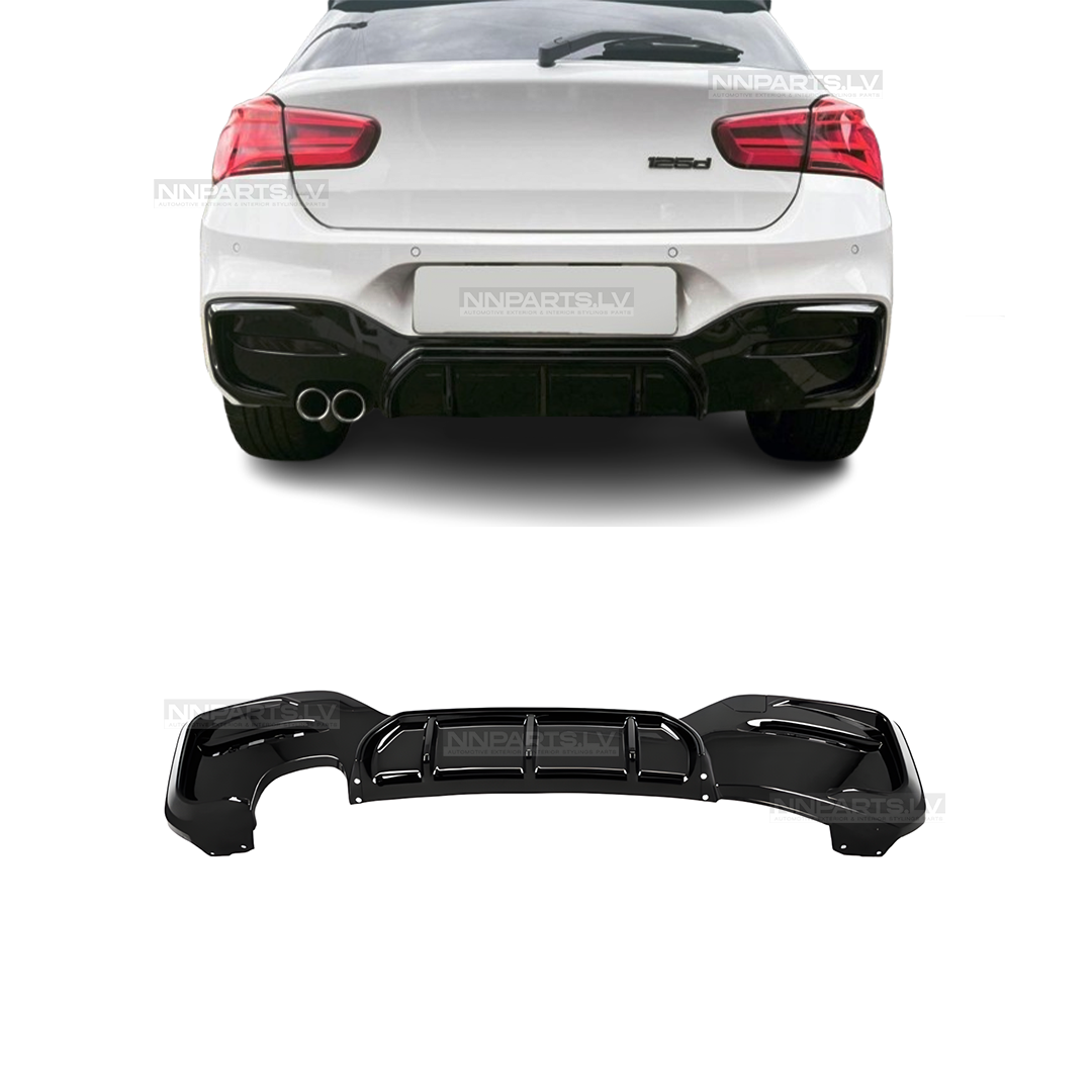 BMW F20 / F21 LCI M Sport aizmugurējā bampera diffuzors BMW F20 / F21 LCI M Sport aizmugurējā bampera diffuzors,