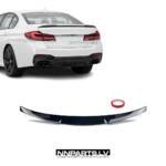 BMW G30 / M5 F90 M4-Style bagāžnieka spoileris, melns, glancēts, tuning detaļas priekš 5.sērijas uz auto