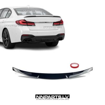 BMW G30 / M5 F90 M4-Style bagāžnieka spoileris, melns, glancēts, tuning detaļas priekš 5.sērijas uz auto