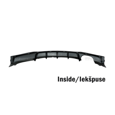BMW F30 / F31 M Sport aizmugurējā bampera diffuzors, 325, 328, 330 no iekšpuses