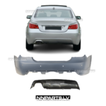 BMW E60 Pre-LCI M Sport aizmugurējais bamperis ar PDC (03-07) bmw tuning detaļas