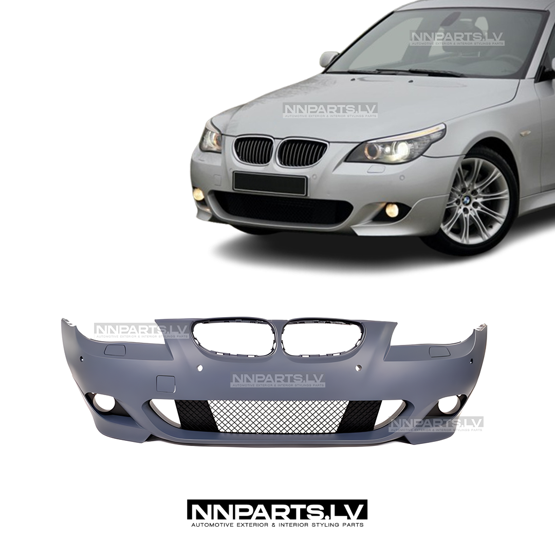 BMW E60 / E61 LCI M Tech priekšējais bamperis ar PDC (08-10) BMW E60 / E61 LCI M Tech priekšējais bamperis ar PDC (08-10), bmw bamperi , tuning detaļas