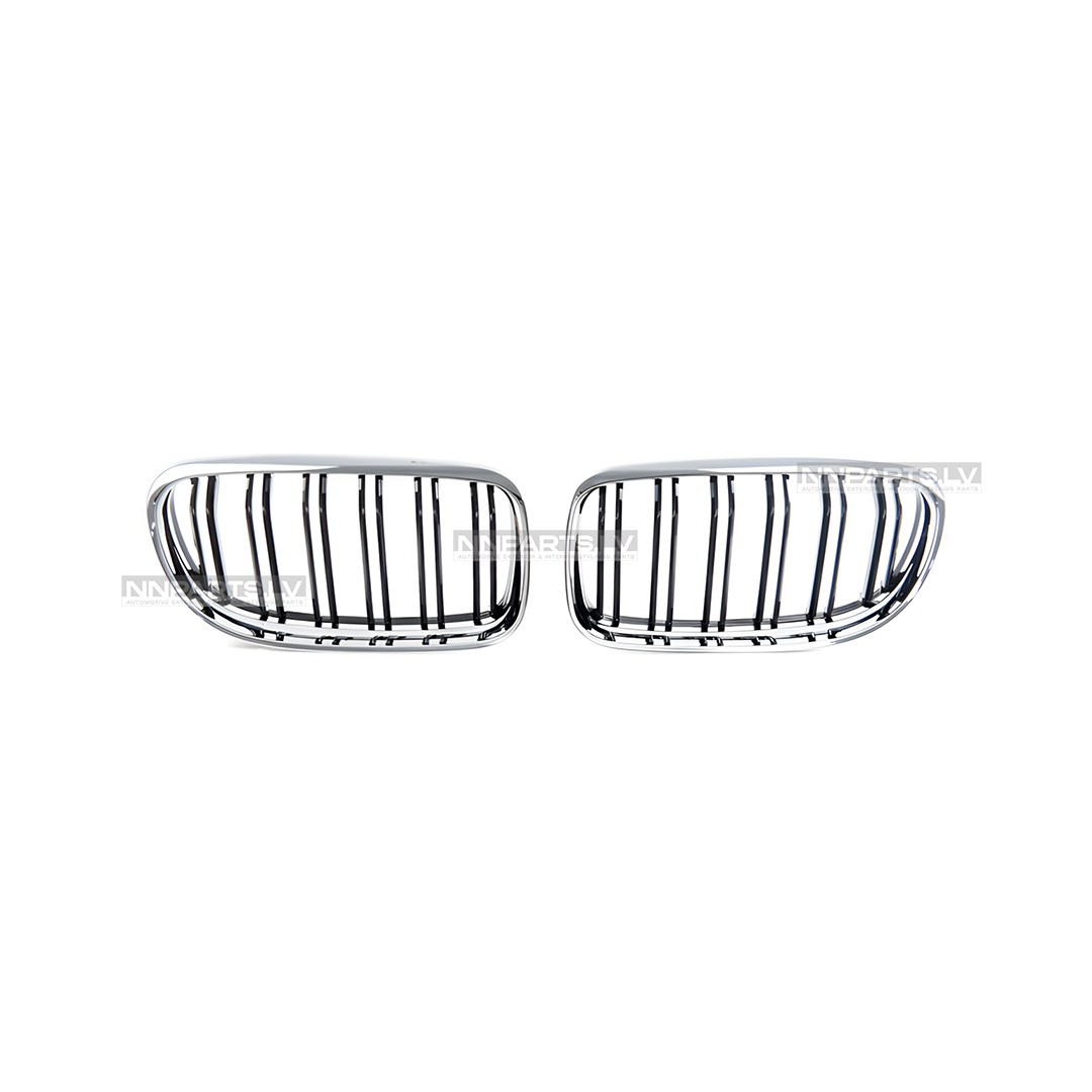 Double Slat front grille set for BMW E90 / E91 LCI, black chrome Double Slat front grille set for BMW E90 / E91 LCI, black chrome, tuning parts for bmw 316, 318, 320, 325, 328, 330, 335 from the front side