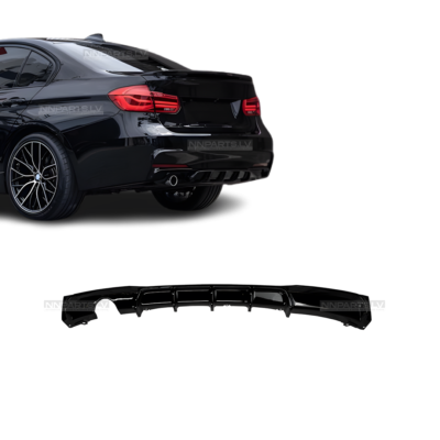 BMW F30 / F31 M Sport aizmugurējā bampera diffuzors, 316, 318, 320