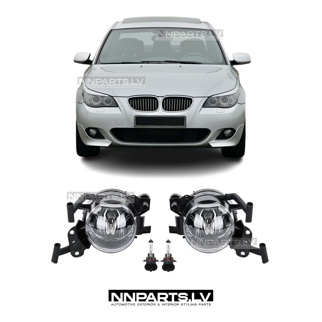 BMW E60 / E61 M Tech priekšējie miglas lukturi BMW E60 / E61 M Tech priekšējie miglas lukturi, tuning detaļas uz auto
