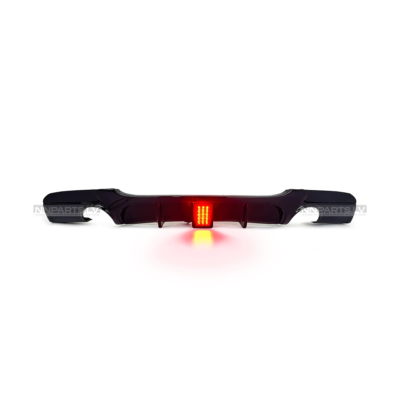 BMW E90 / E91 M Sport LED Tracklight aizmugurējā bampera diffuzors (1x1), f1 style tuning detaļa priekš bmw pa vidu