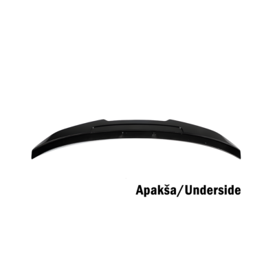 BMW E92 Coupe PSM Style bagāžnieka spoileris, melns, glancēts no apakšas