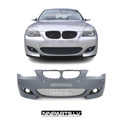 M5 Style front bumper for BMW E60 / E61 Pre-LCI with PDC (03-07), tuning parts, spare parts for bmw e60, e61 on the car